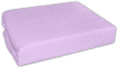 Froté prostěradlo do postýlky 120x60cm - lila - fialová (43774)