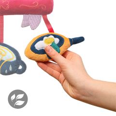 BabyOno Závesná edukačná hračka na kočík Small Cook - červená (2)
