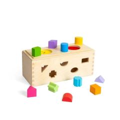 Bigjigs Toys Vkladanie a triedenie Tajomná krabička (8)