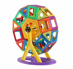 Magnetická 3D stavebnica Circle s kolotočom 74ks (1)