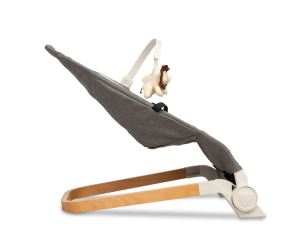 Dojčenské lehátko, ergonomické Pine - šedé (574482)