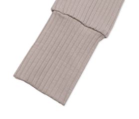 Žebrovaná rostoucí souprava 3D, Baby Girl - taupe (5)