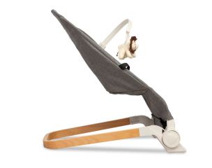Dojčenské lehátko, ergonomické Pine - šedé (574481)