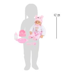 Bábika Márie s príslušenstvom - ružová (4)
