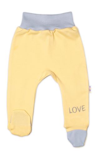 Kojenecké polodupačky, žluté - Love, vel. 50