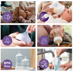 Silikónový cumlík Natural Response Avent - 6m+ kaša, 2 ks (4)