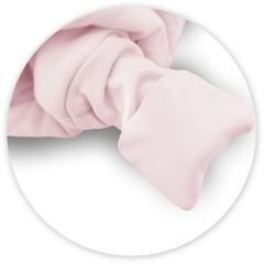 Teplý spací vak so zahrnovacími nohavičkami, Soft Hand Made, púdrovo ružový, veľ. S (8)