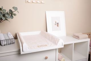 Sensillo Mäkká prebaľovacia podložka List béžová 70×50 cm (2)