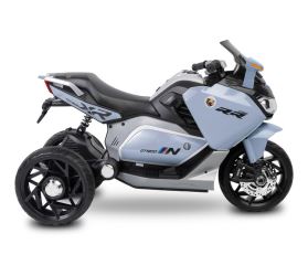 Elektrická trojkolka pre deti TOYZ – 2 motory, LED, USB, modrá (9)