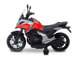 Elektrická motorka Honda NC750X pre deti – LED, USB, 3-8 rokov, červená, čierna (7)