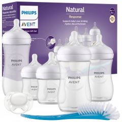 Philips Avent Natural Response štartovacia sada 5 fliaš 0+, antikolikové dojčenské fľaše
