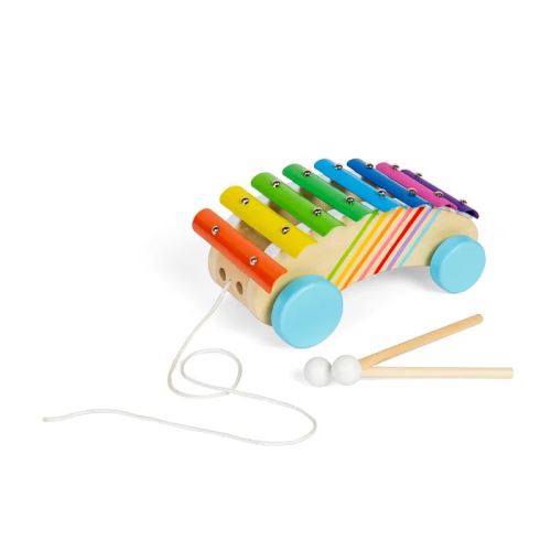 Bigjigs Toys Ťahací xylofón