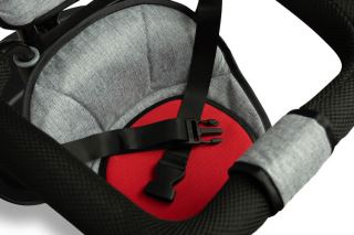 Trojkolka Buzz Grey, červená (558748)