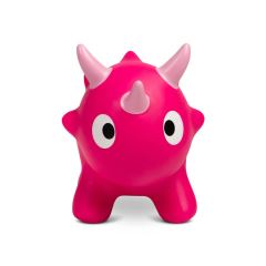 Skákacie Dino s pumpičkou, pink (574833)