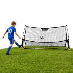 Futbalový rebounder (odrazová sieť) – obojstranný trenažér na tréning streľby 220x120 cm