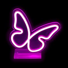2Kids Toys LED NEON LIGHT lampička Motýlik (1)
