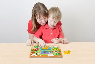 Vkládacie puzzle Maznáčikovia, 8 dielov (1)