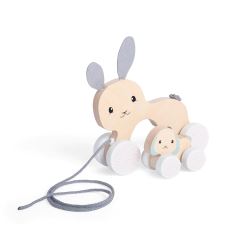 Bigjigs Toys Ťahací zajačik s mláďaťom (3)