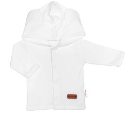 Bavlněná souprava pro miminko do porodnice 5D, Made with love, bílá (12)