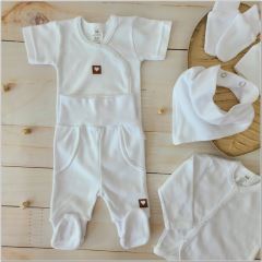 Kojenecká výbavička pro miminko, 6dílná, bílá – Z&Z (7)