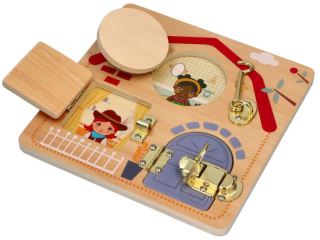 Adam Toys Vzdelávacia tabuľa so zámkami - Deti sveta (2)