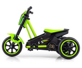 Detská motokára RIDER – šliapací gokart, 3+, nosnosť 30 kg - zelená (1)