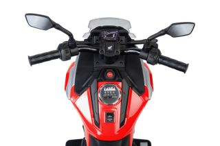 Elektrická motorka Honda NC750X pre deti – LED, USB, 3-8 rokov, červená, čierna (9)