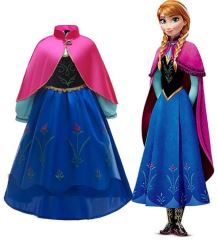 Detský kostým ANNA Frozen 122-128 L (523714)