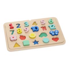 Vkladacie puzzle s číslami a tvarmi viacjazyčné (1)