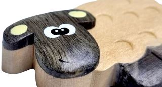 2Kids Toys Drevená magnetka veľká Ovca (3)