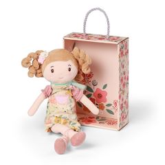 Bábika maznáčik Lucy, kvetinkové šaty, BabyOno