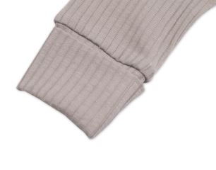 Žebrovaná rostoucí souprava 3D, Baby Girl - taupe (6)