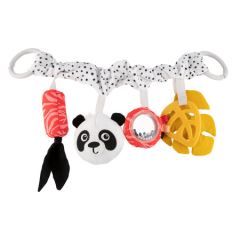 Senzorická závesná hračka na kočík a autosedačku Panda