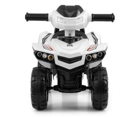 Detské odrážadlo štvorkolka Quad Monster Milly Mally, svetla, zvuky - biele (1)