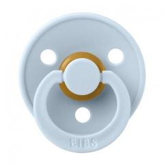Kaučukový cumlík, BIBSKaučukový cumlík BIBS, 0-6 m, sv. modrá (2)