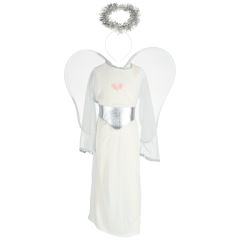 Karnevalový kostým Anjelik sa krídlami, S - 98/110 cm