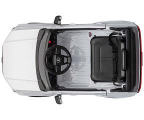 Elektrické autíčko Lexus GX550 SUV s diaľkovým ovládaním, LED a Bluetooth, biele (4)