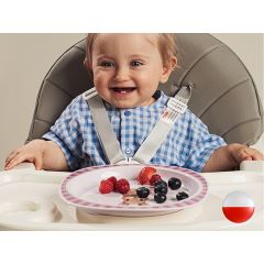 Tanier s prísavkou Canpol Babies Woodland ružový, 6m+ (2)