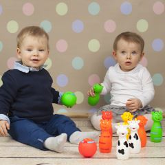 Gumové kolky + guľa Hencz Toys, sada (1)