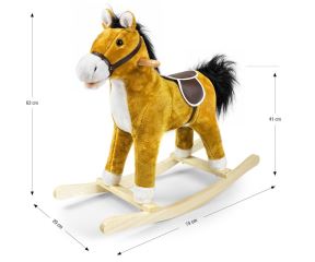 Hojdací kôň Teddy Light Brown – Milly Mally (6)