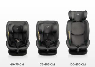 Detská autosedačka Securo 40-150 cm, otočná, ISOFIX, i-Size, 40-150, zelená (1)