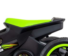 Detská motokára RIDER – šliapací gokart, 3+, nosnosť 30 kg - zelená (3)