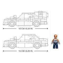 Sluban Model Bricks M38-B1085 Pouličné závodné auto 2v1 (2)