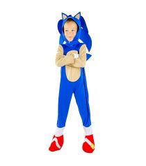 Detský kostým Sonic s maskou a rukavicami 104-110 S