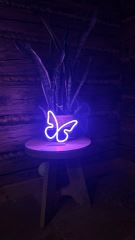 2Kids Toys LED NEON LIGHT lampička Motýlik (4)