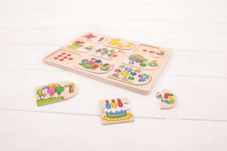 Bigjigs Toys Obrázkové počítacie puzzle (2)