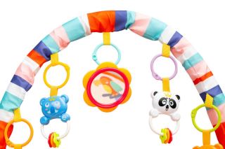 Vzdelávacia edukačná hracia podložka so zvukmi TOYZ ZOO - oranžová (573704)