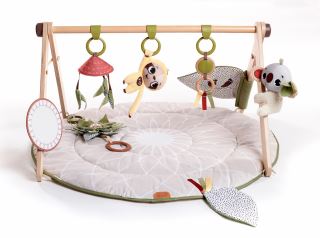 Hracia podložka s drevenou hrazdou Boho Chic Tiny Love