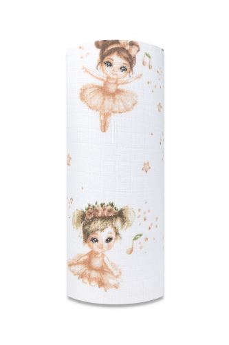 Tetrová plienka 70×80 cm Basic, 100% bavlna, Baletka béžová - 1 ks