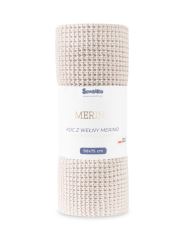 Merino deka pre bábätko 100% prírodná vlna - béžová (1)
